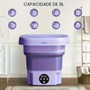 Mini Máquina de Lavar Roupa Dobrável TurboClean Ultra 9 Litros