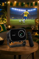 Projetor De Imagem Portátil 4k  + 600 Canais Liberados