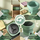 Mini Máquina de Lavar Roupa Dobrável TurboClean Ultra 9 Litros