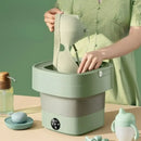 Mini Máquina de Lavar Roupa Dobrável TurboClean Ultra 9 Litros