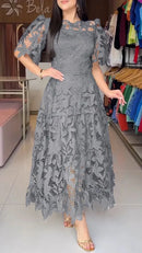 Vestido Feminino de Renda Anaju