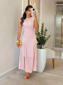 Vestido tricoline